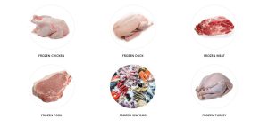 Frozen Chicken Back, Frozen Beef
