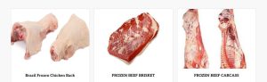 Frozen Chicken Back, Frozen Beef